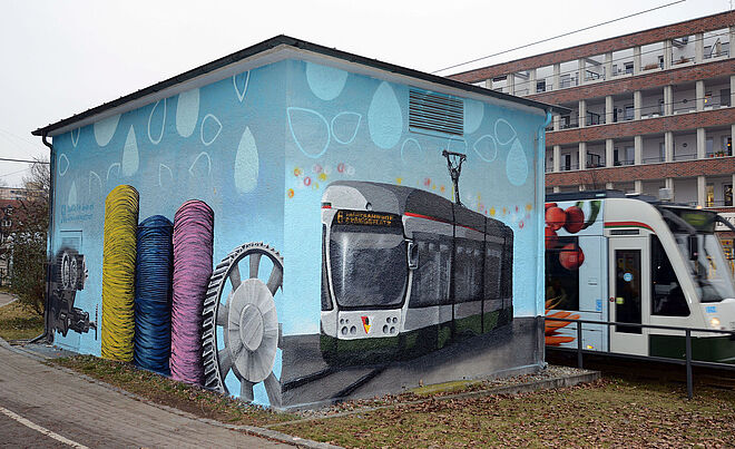 Header: Grafittistation in der Prinzstrasse