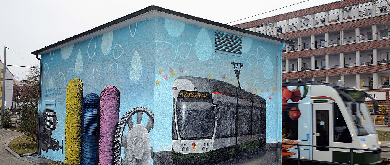Header: Grafittistation in der Prinzstrasse