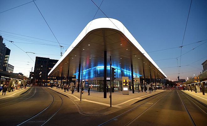 Königsplatz bei Dämmerung