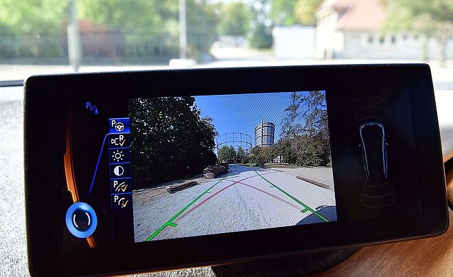 Navi mit dem Gaswerk auf dem Bildschirm. Weiterverlinkung auf Kesselaufstiege Newsartikel