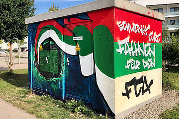 Graffiti-Station, - Ein Klick auf das Bild führt zur vergrößerten Fotoansicht.