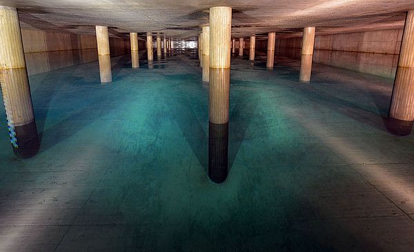 Trinkwasserspeicher im Lochbachwasserwerk