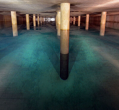 Trinkwasserspeicher im Lochbachwasserwerk