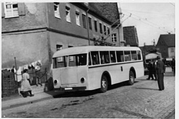 Der Obus war nur auf einer Strecke im Einsatz