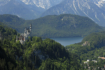 Schlösser Neuschwanstein und Hohenschwangau / Bild © Füssen Tourismus und Marketing / www.guenterstandl.de