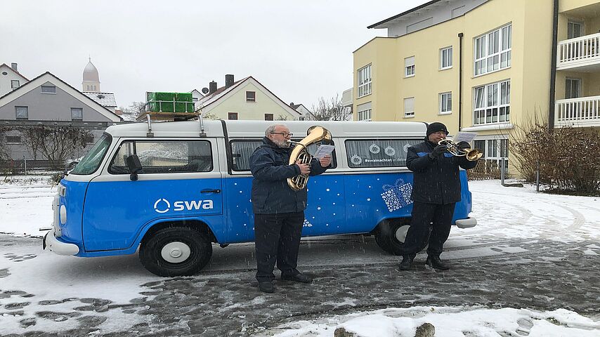 #swainachtet in deiner Stadt: Musikalische Überraschung im Altenheim