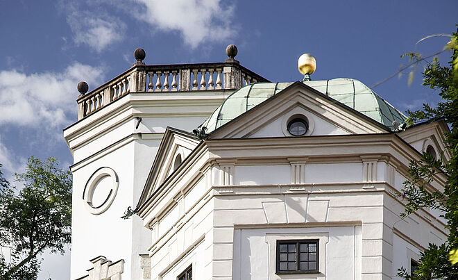  Kastenturm, auch bekannt als Spitalturm, in Augsburg.