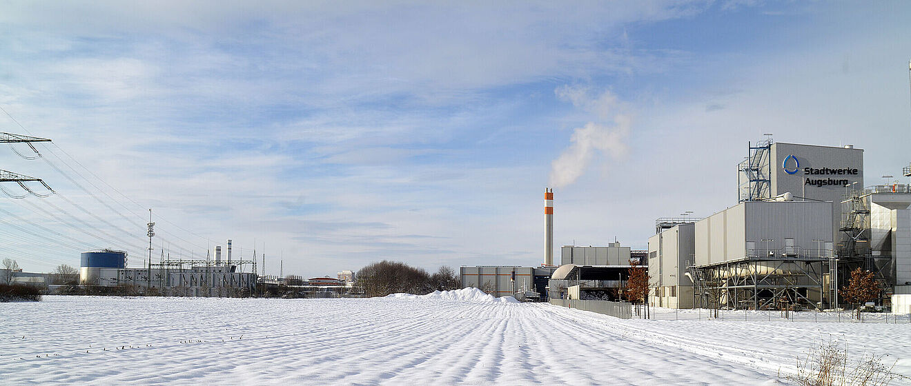 Blick auf das Energie-Biomasse. 
