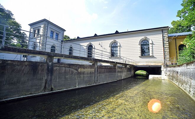 Ausschnitt vom Wasserwerk in Augsburg