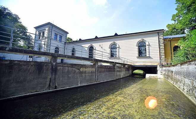 Ausschnitt vom Wasserwerk in Augsburg