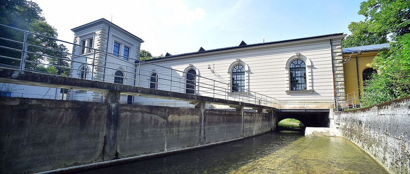 Ausschnitt vom Wasserwerk in Augsburg