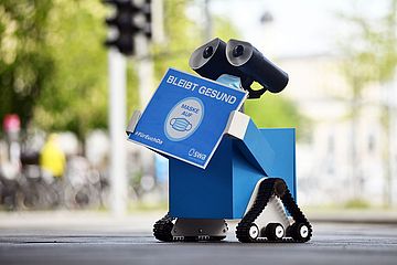 Roboter swally am Königsplatz