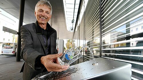 Stadtwerke Augsburg nehmen am KÖ den 20. Trinkwasserbrunnen in Betrieb