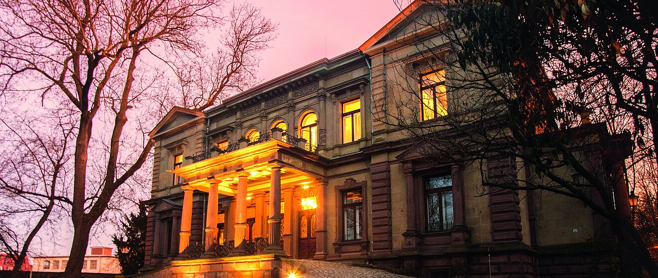 Außenansicht der Haag Villa