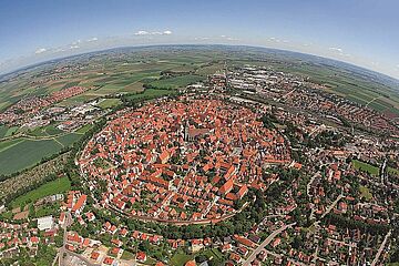 Nördlingen von oben / Bild: Stadt Nördlingen