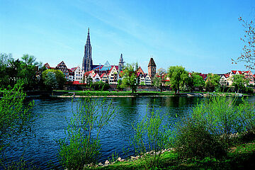 Blick auf die Ulmer Altstadt / Foto: Ulm/Neu-Ulm Touristik GmbH 