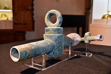 Bild eines historischen Wasserschiebers - Ein Klick auf das Bild führt zur Fotoansicht.