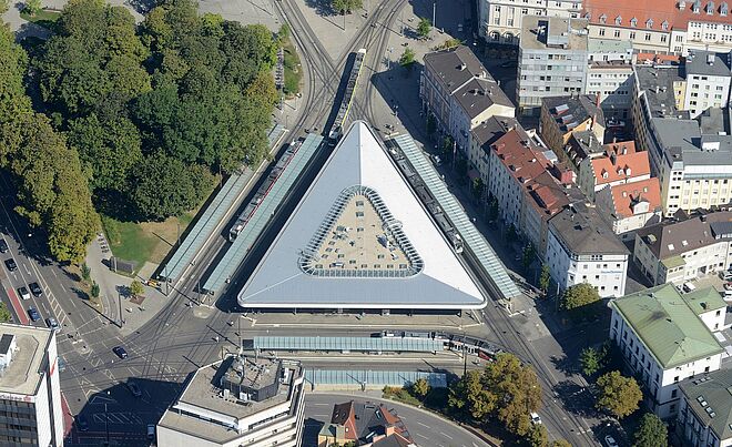 Luftaufnahme vom Kö.