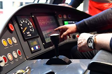 Multifunktionsdisplay in Tramlink